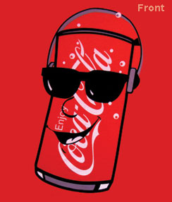 COCA-COLA (CARTOON CAN)