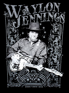 Wholesale Waylon Jennings Band T-shirts